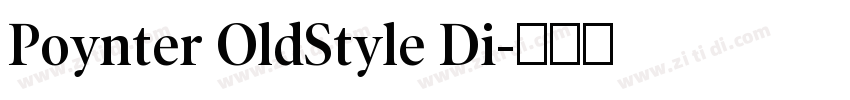 Poynter OldStyle Di字体转换